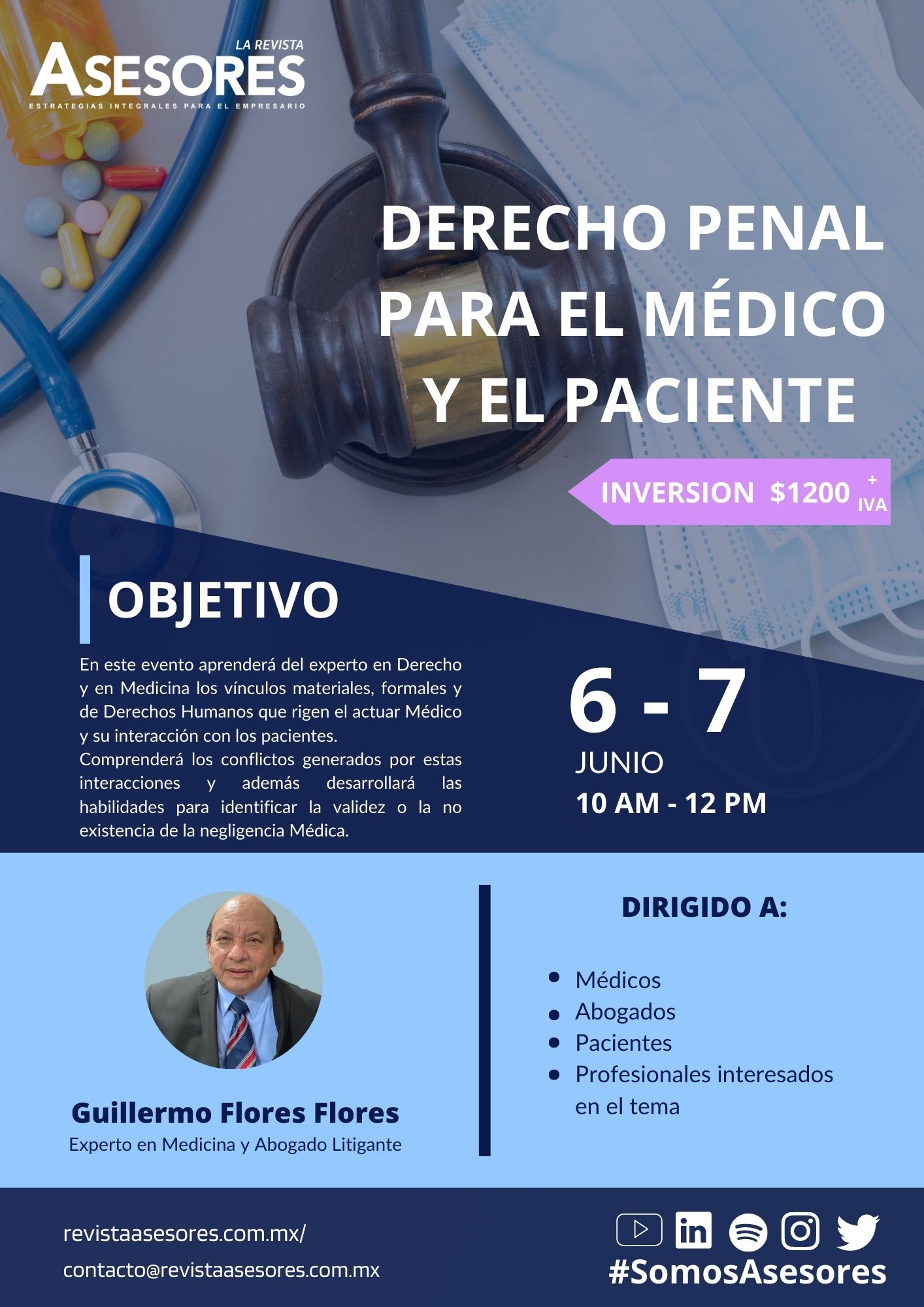 MAGNA PONENCIA – DERECHO PENAL PARA EL MÉDICO Y EL PACIENTE